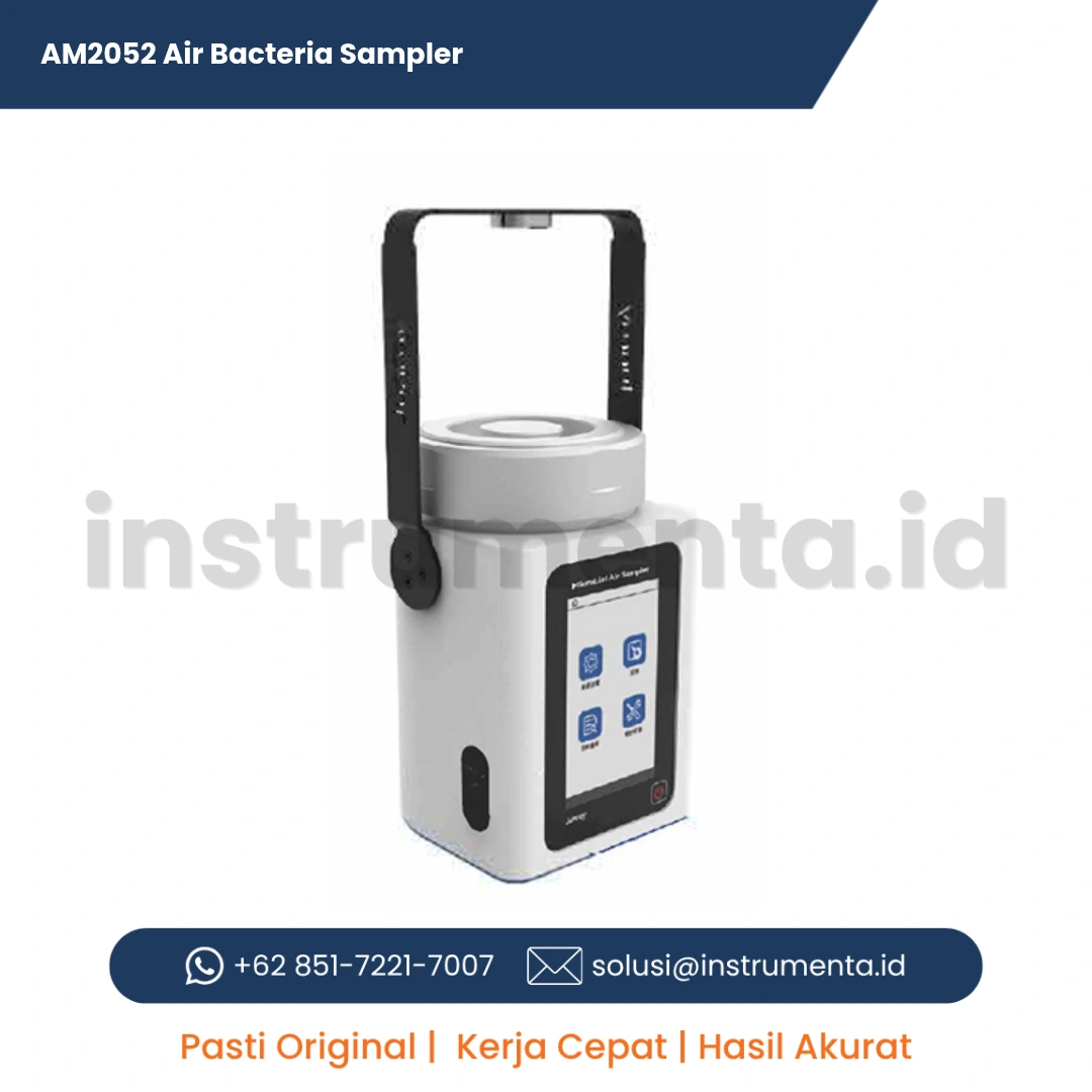 Distributor Resmi AM2052 Air Bacteria Sampler Alat Ukur Sampel Mikroorganisme Bakteri Udara Digital